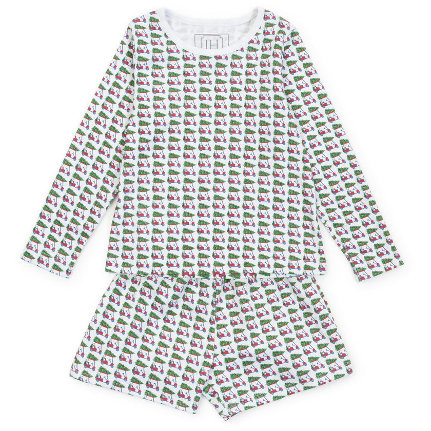 Sophie Girls' Short Set - Christmas at the Club