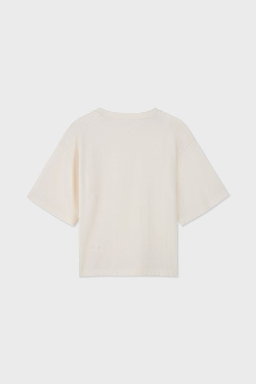Relaxed Organic Cotton Trumpet Sleeve T-Shirt