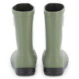 Kids Green Rain Boots with Applique