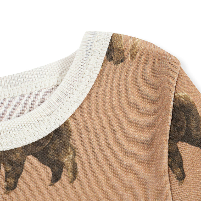 Organic Cotton Zipper Pajama