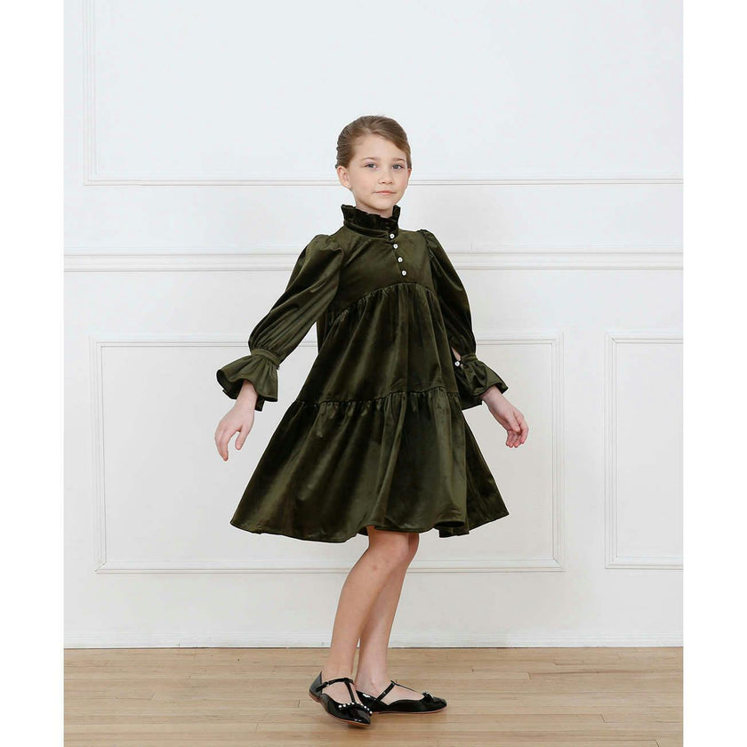 Evelyn dress (ruby red)