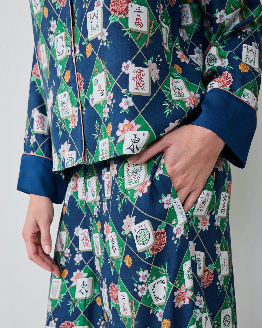 Mahj Garden - Eco Satin Soho Set - Wintergreen