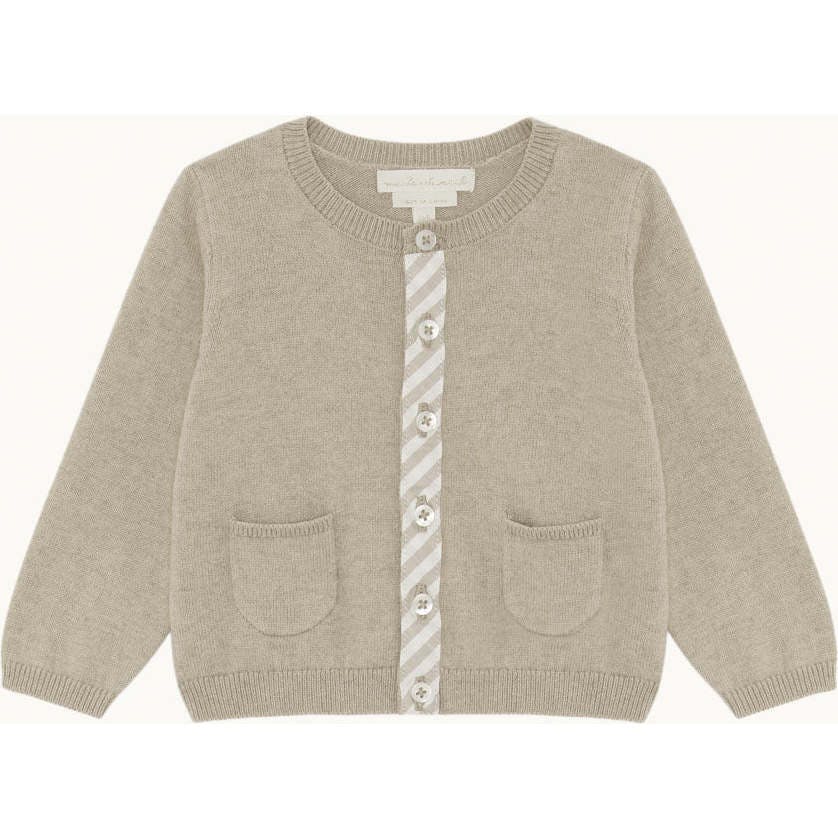 Casey Baby Cardigan - Sepia