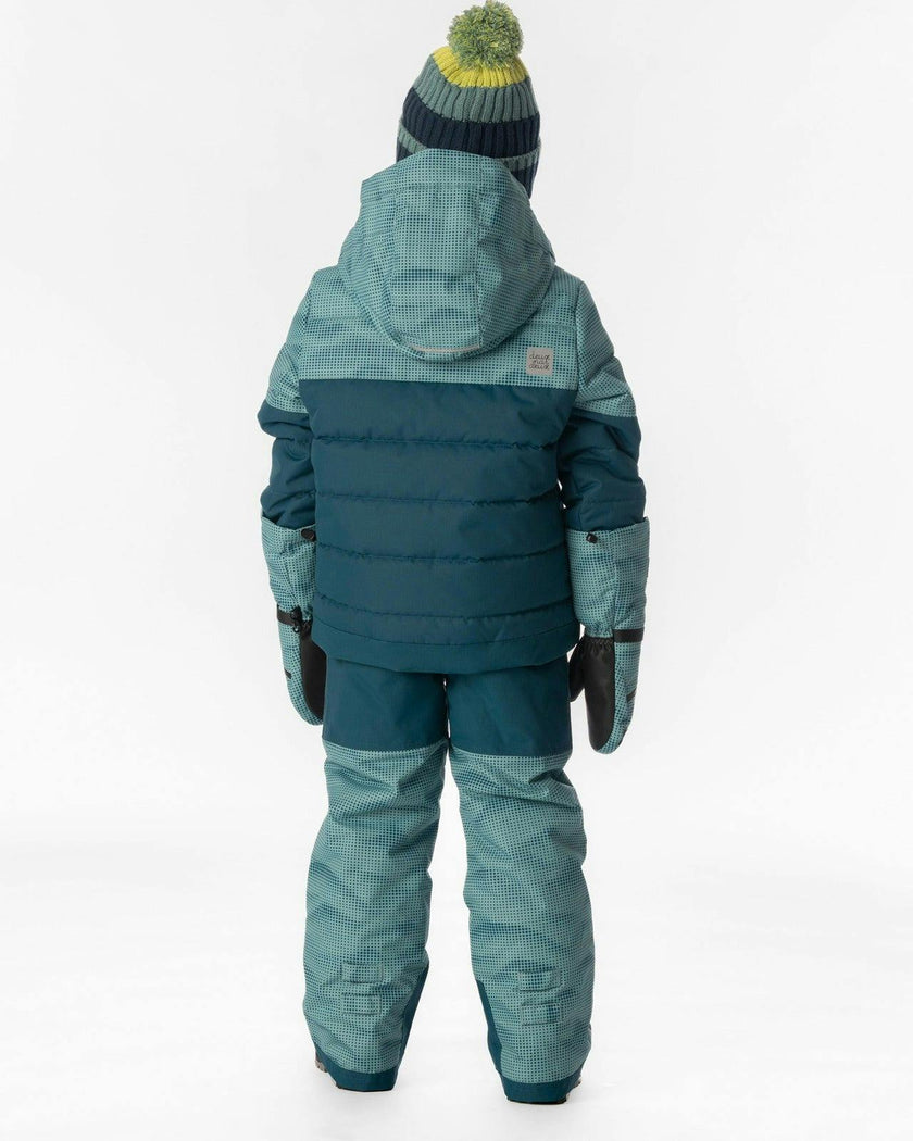Two Piece Play Snowsuit Greyish Blue And Navy With Greyish Blue Pants