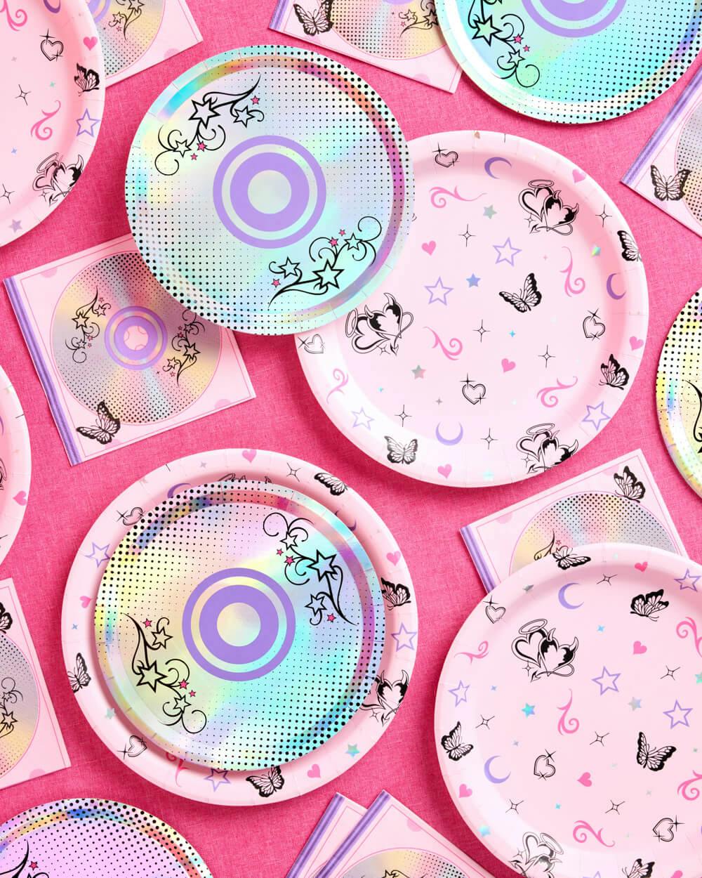 Y2K Plates - 32 paper plates