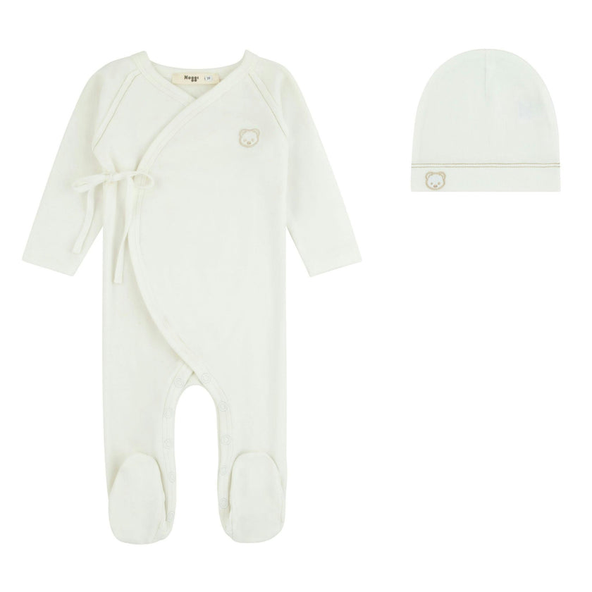 Teddy Wrap Footie And Beanie