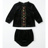 Velvet Floral Embroidery Set