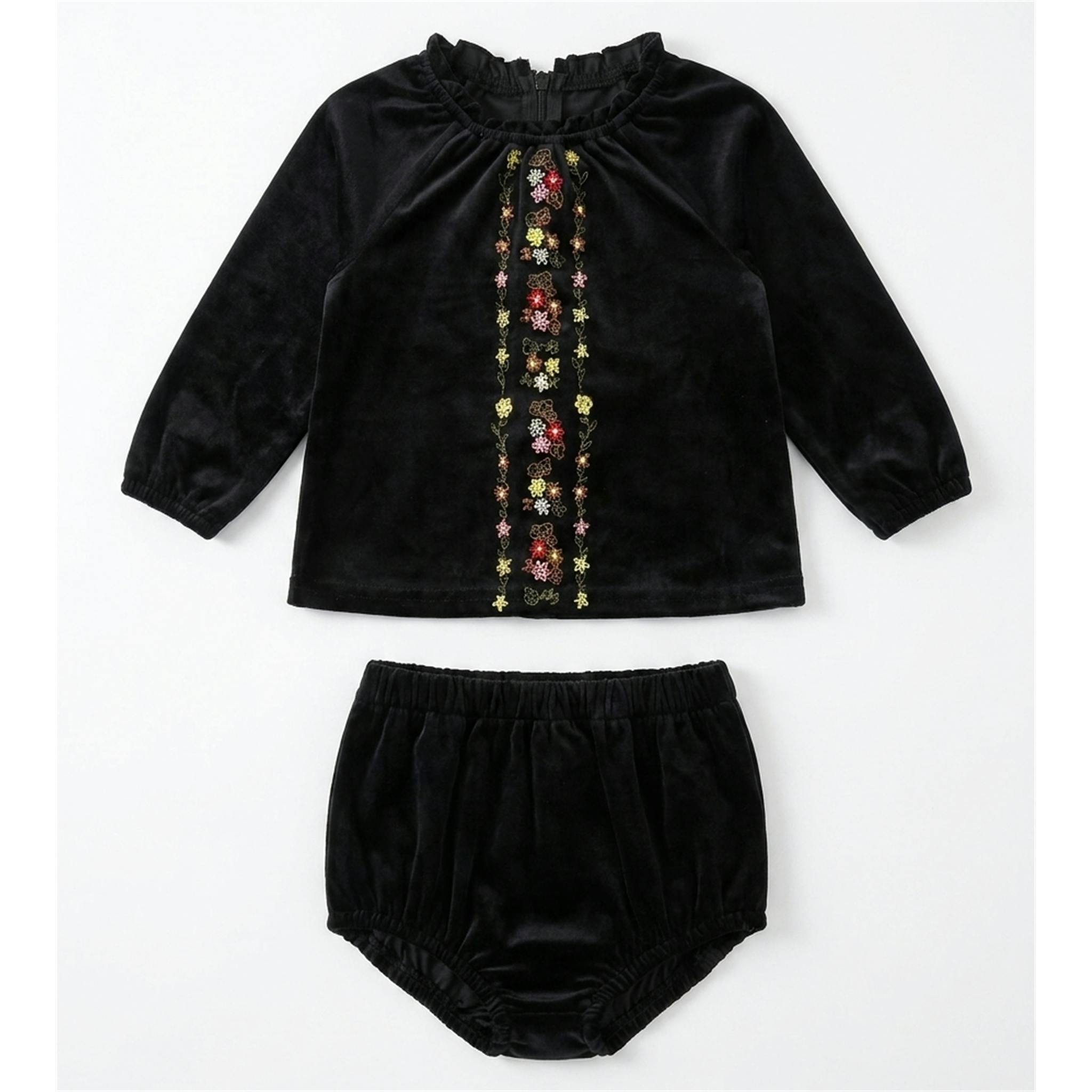 Velvet Floral Embroidery Set