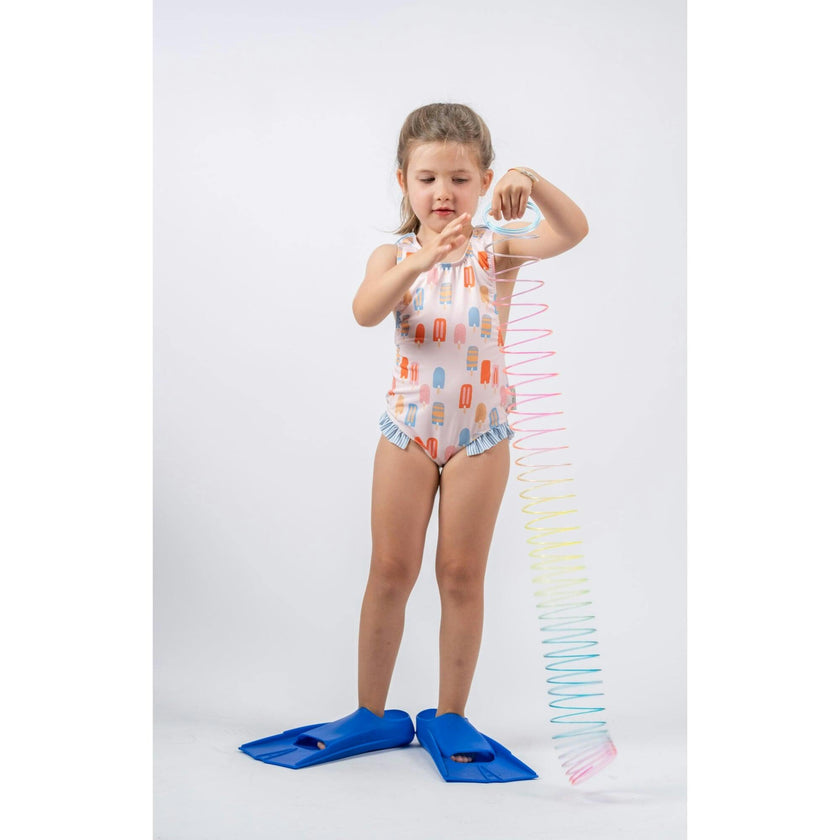 Colored Ice Cream Swimsuit, Multi