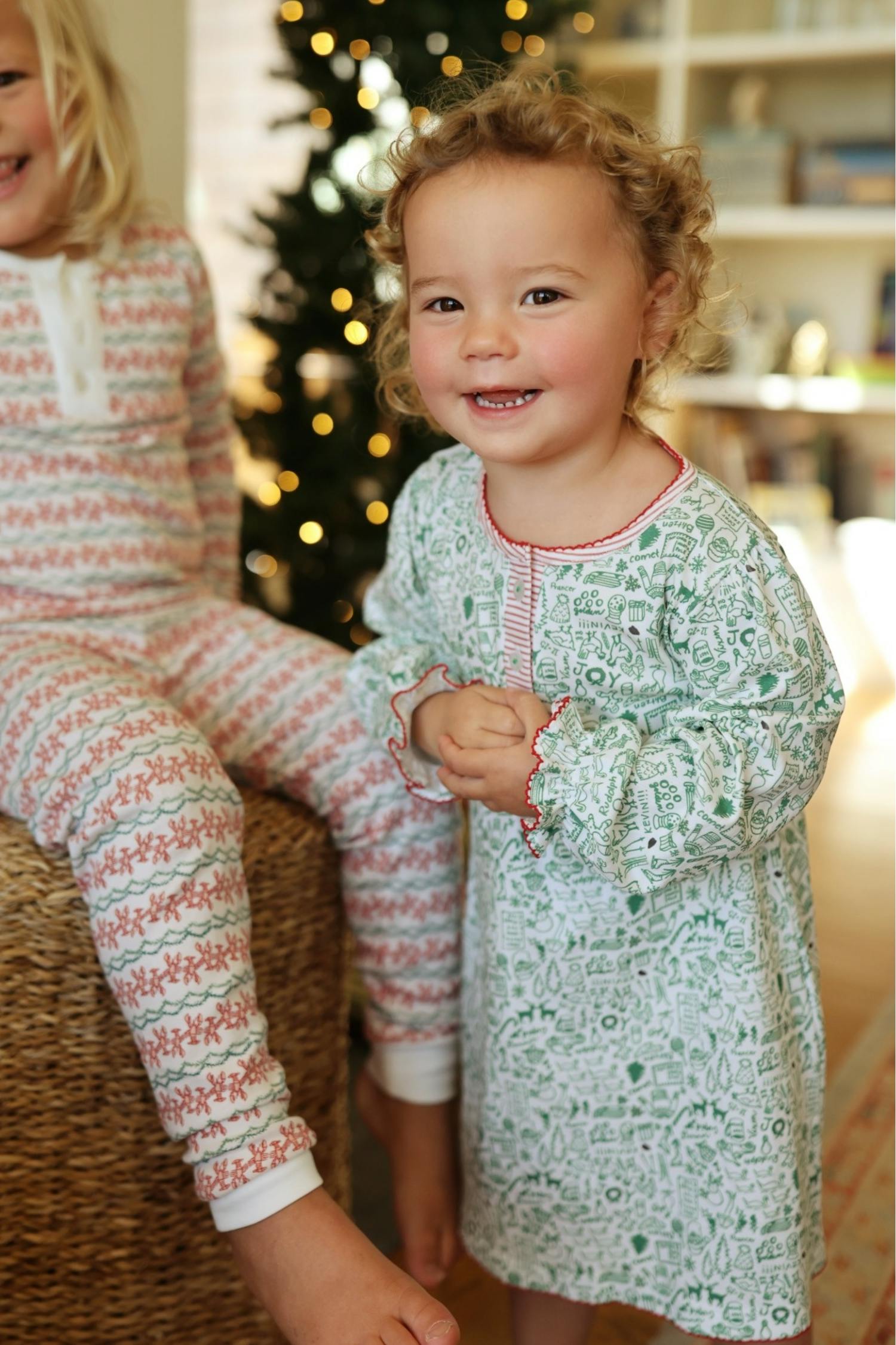 North Pole Tess Lounge Dress, Multi