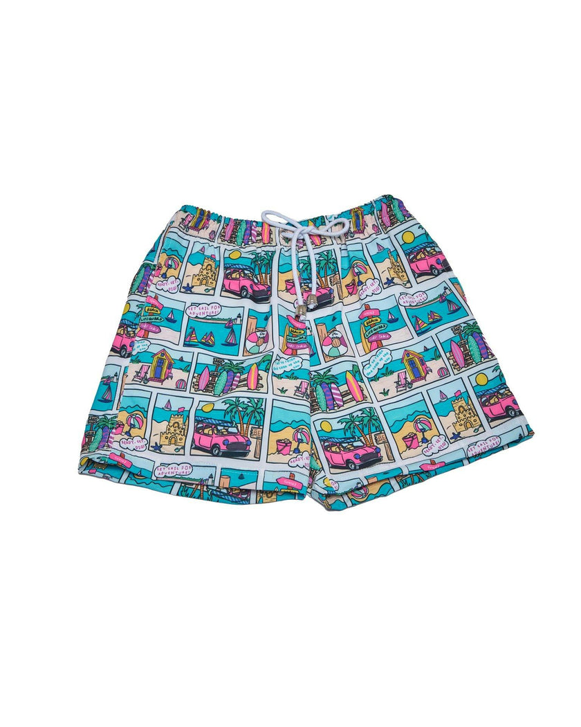Boys Board Shorts (Bondi Print)