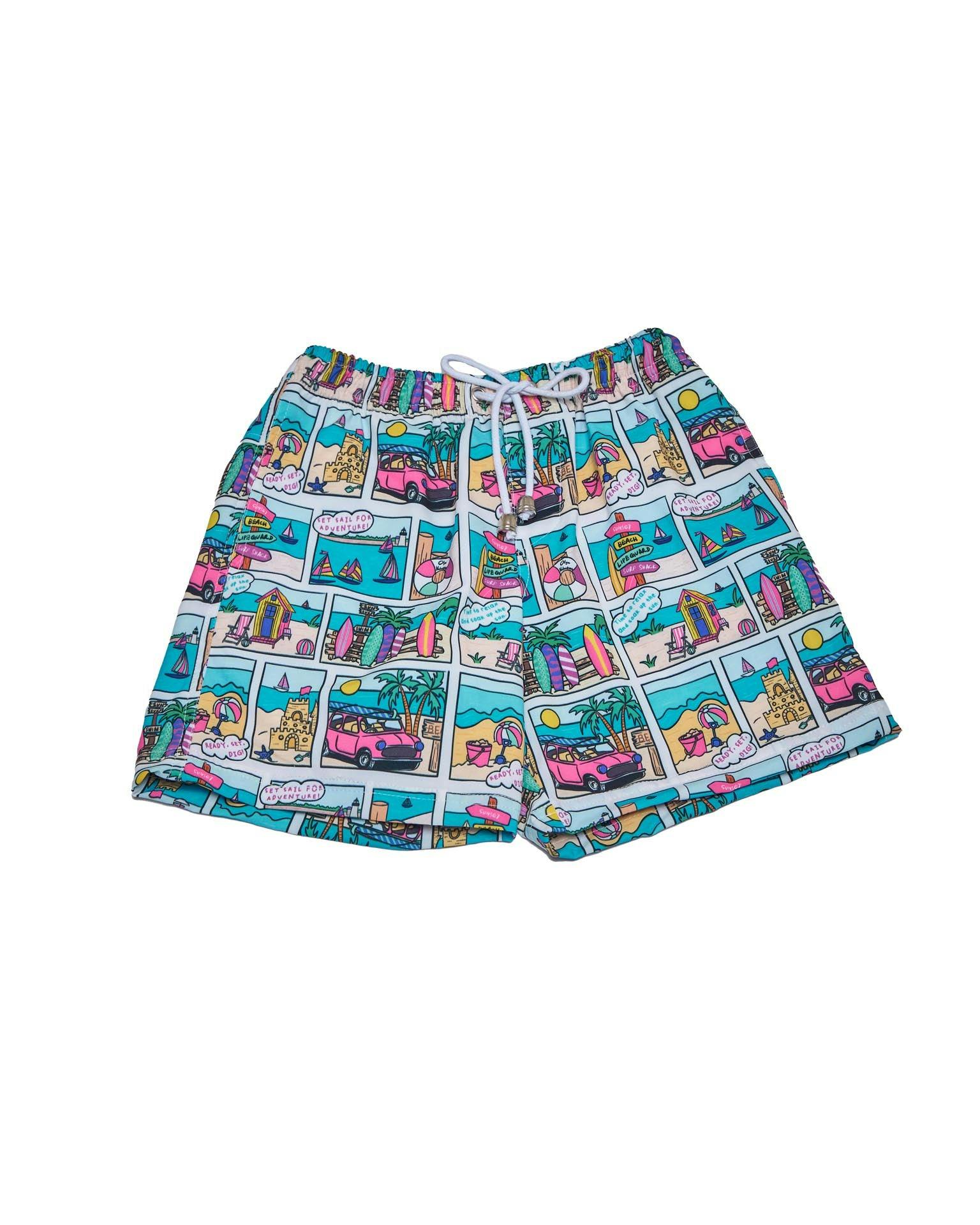 Boys Board Shorts (Bondi Print)
