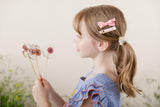Bees Kind and Pink Bow Hair Clips -SPR