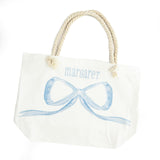 Blue Bow Tote