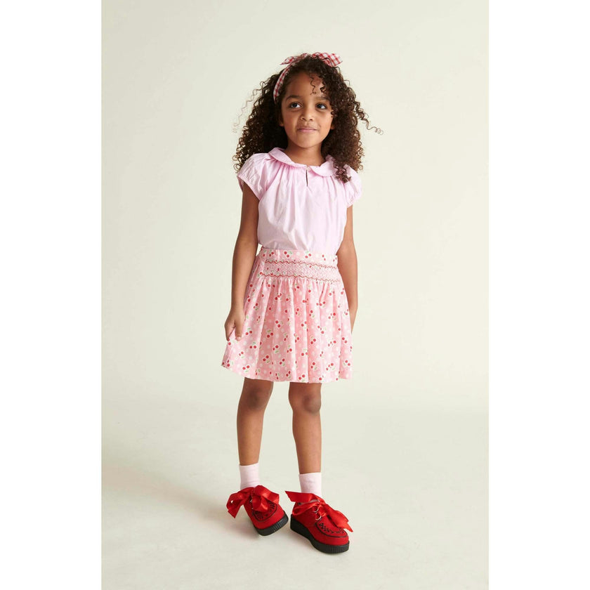 Hand-Smocked Girls Skirt Annie