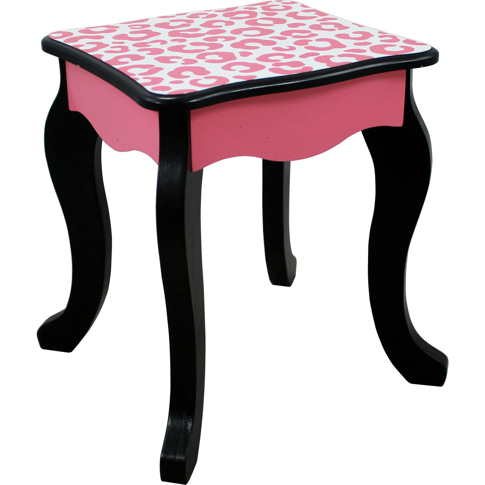 Teamson Kids Wooden Leopard 2-pc. Vanity Set