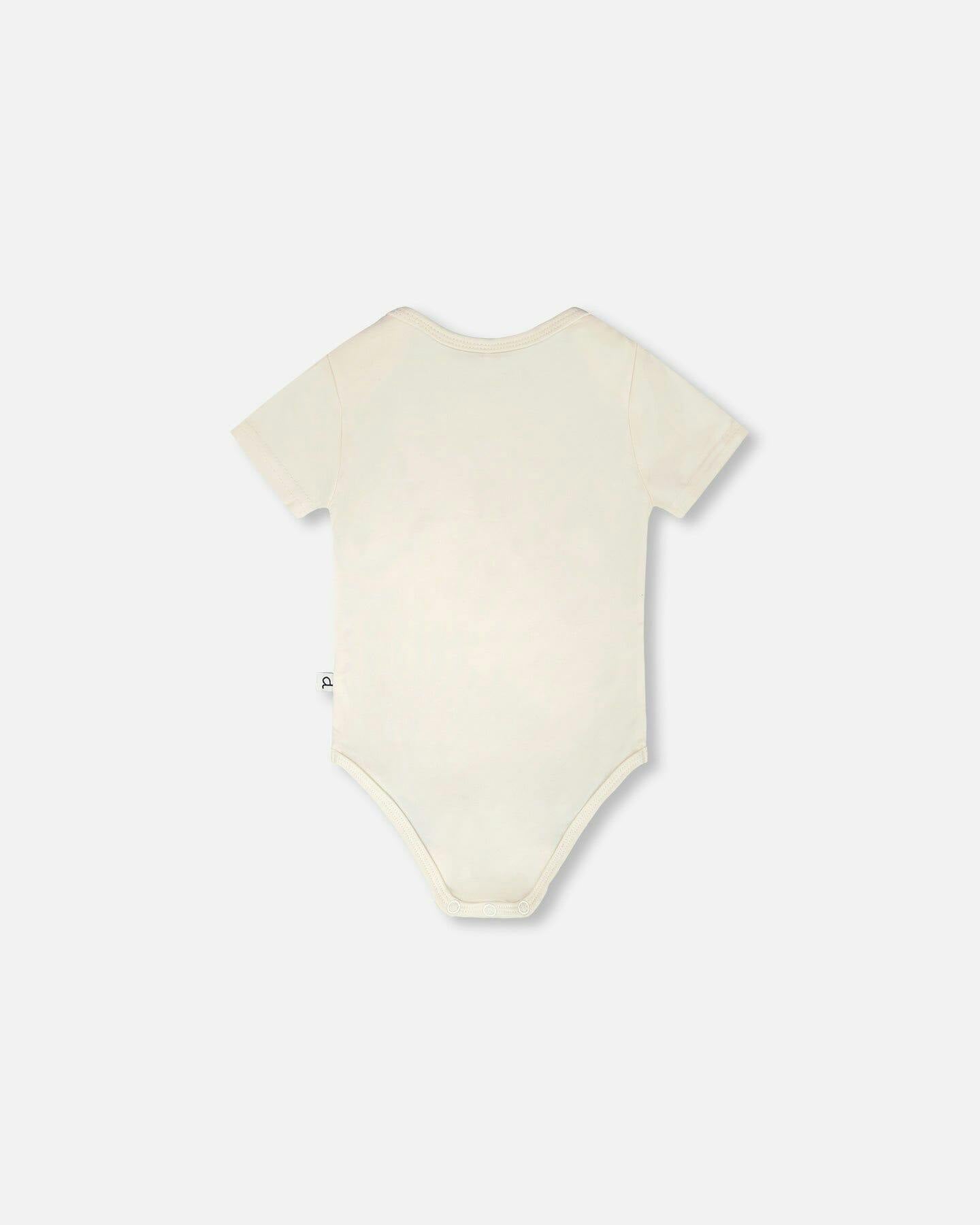 Evolutive Organic Cotton Jersey Onesie