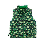 Casey Reversible Down Vest, Green
