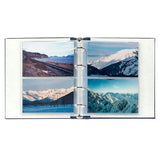 Medium Clear Pocket Pebble Grain Leather Photo Album