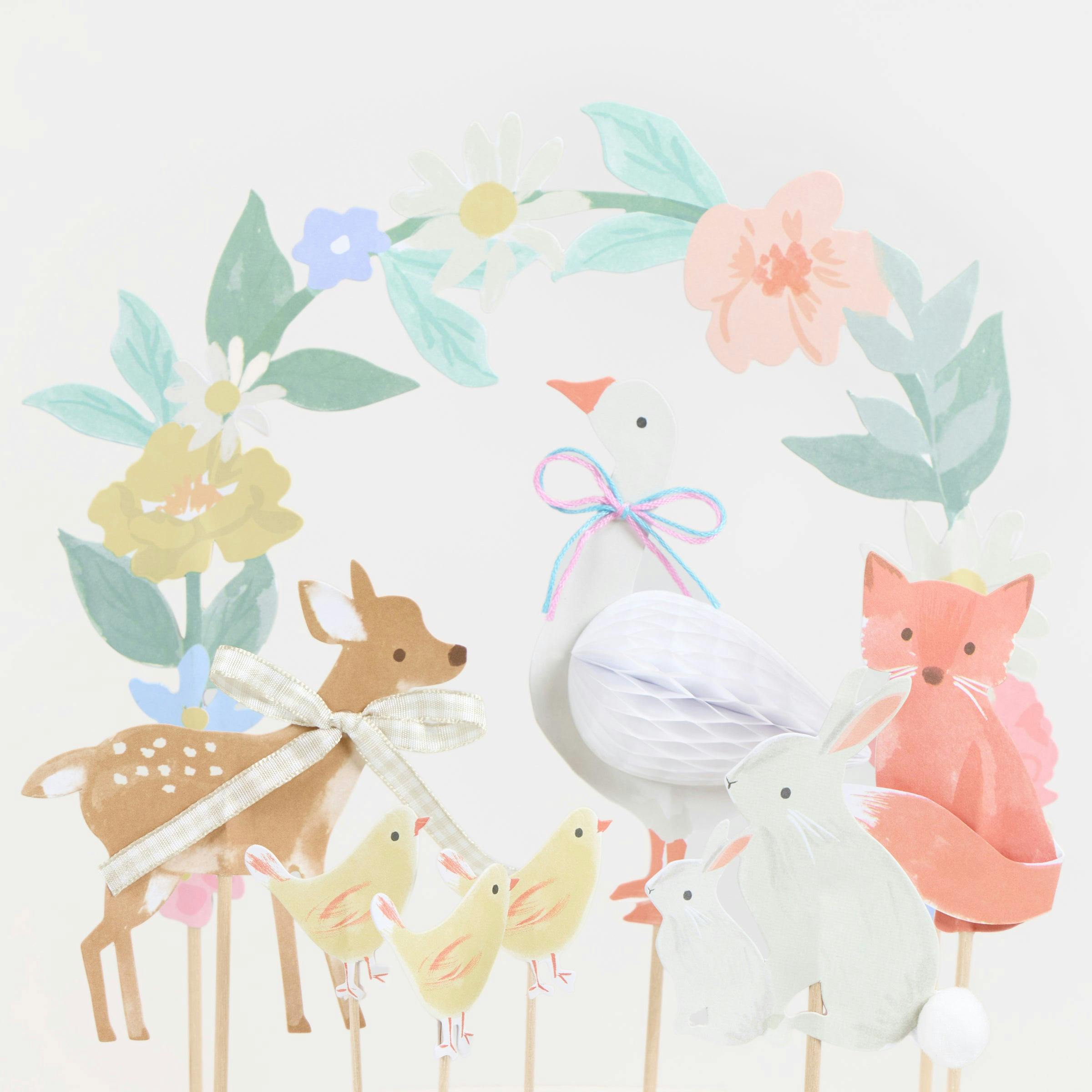 Little Animals Cake Toppers