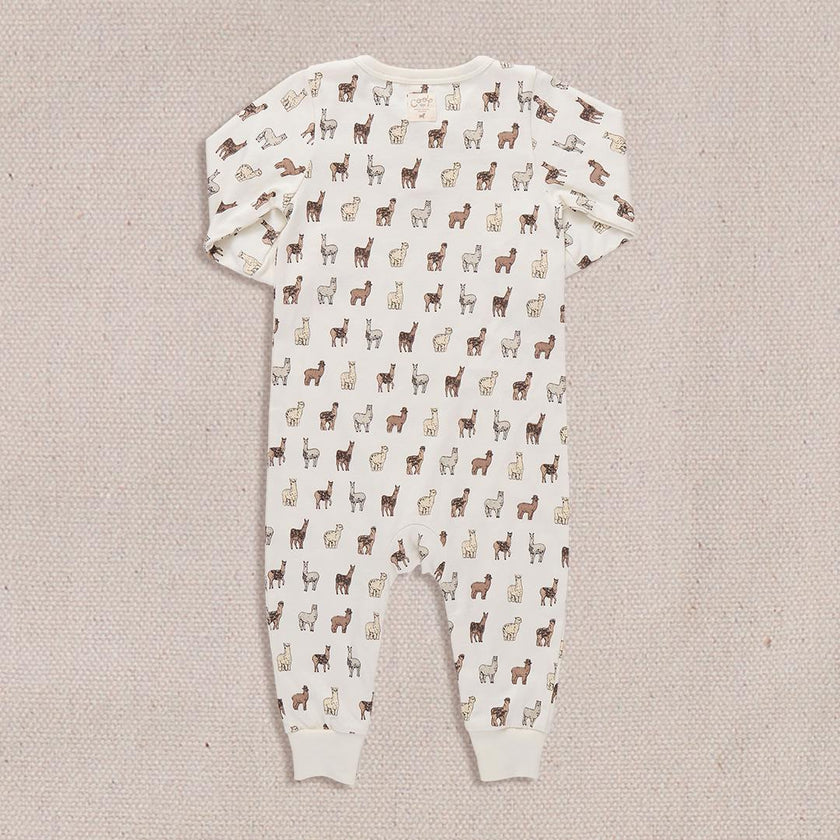 Baby Park Romper, Llamas And Alpacas
