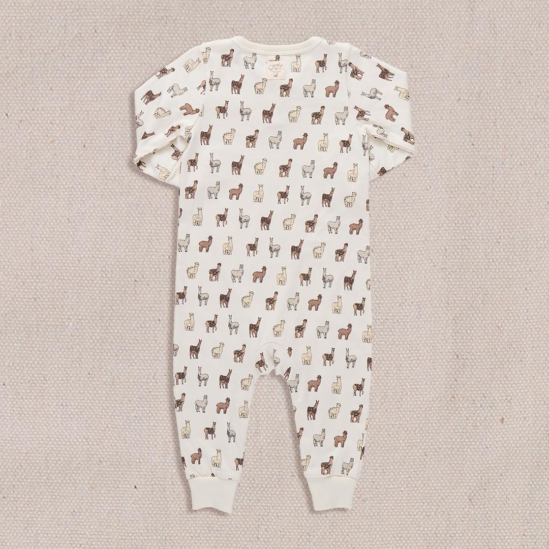 Baby Park Romper, Llamas And Alpacas