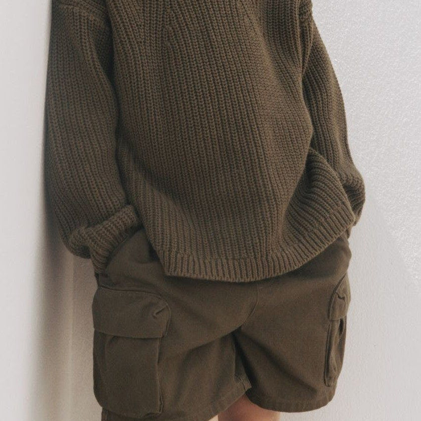 Organic Cotton Cargo Shorts