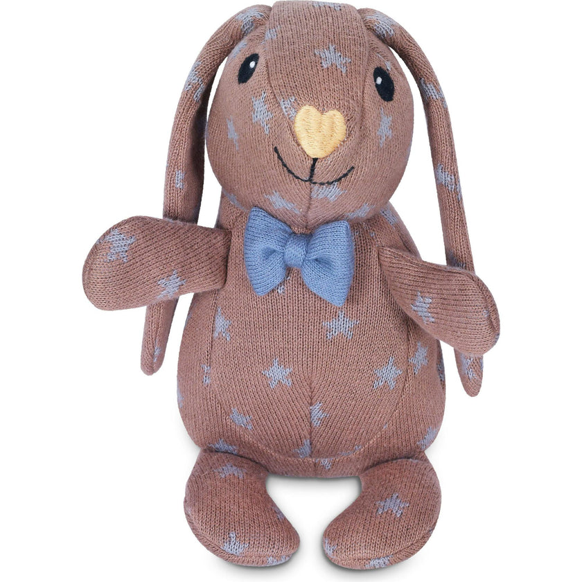 Knit Patterned Bunny Plush - Duke