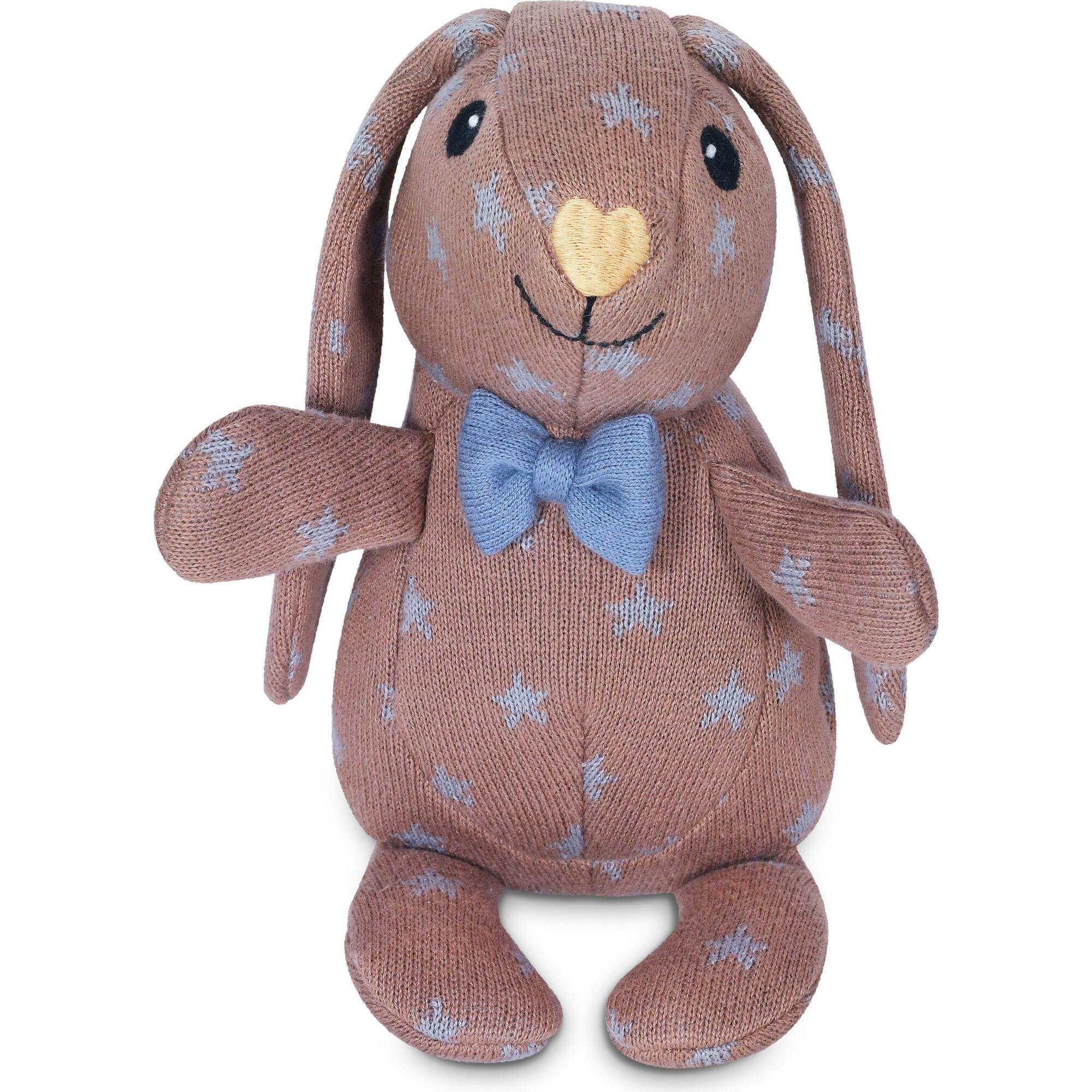 Knit Patterned Bunny Plush - Duke