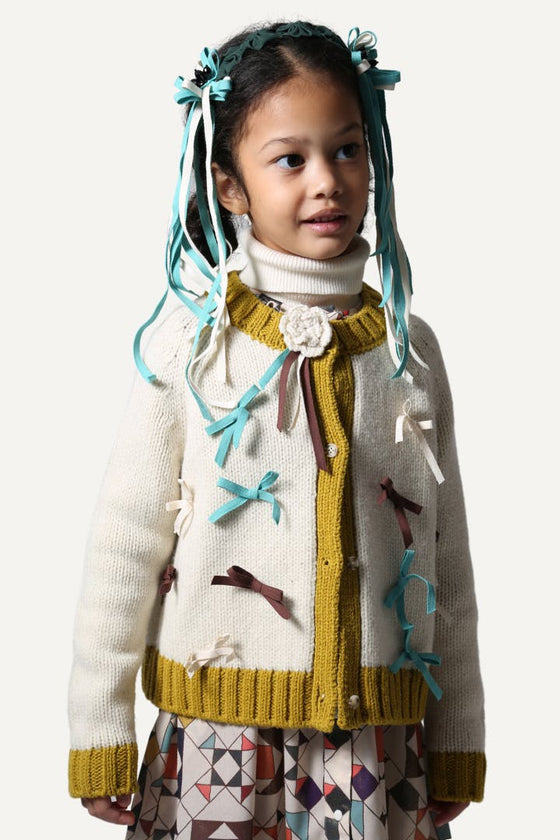MARISOL BOW CARDIGAN