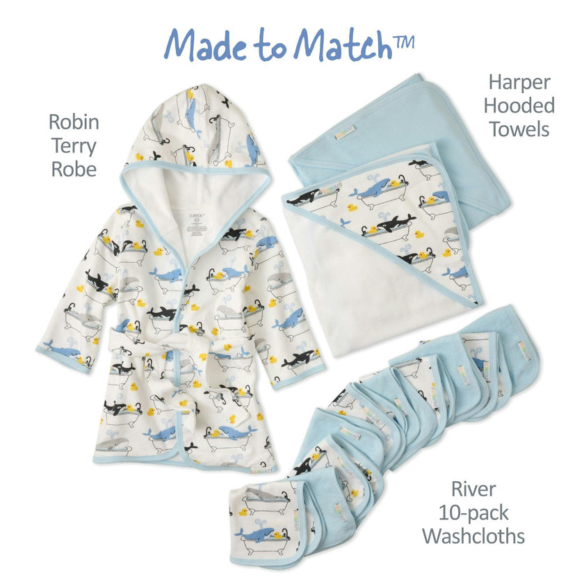 RIVER 10-Pack Baby Wash Cloths