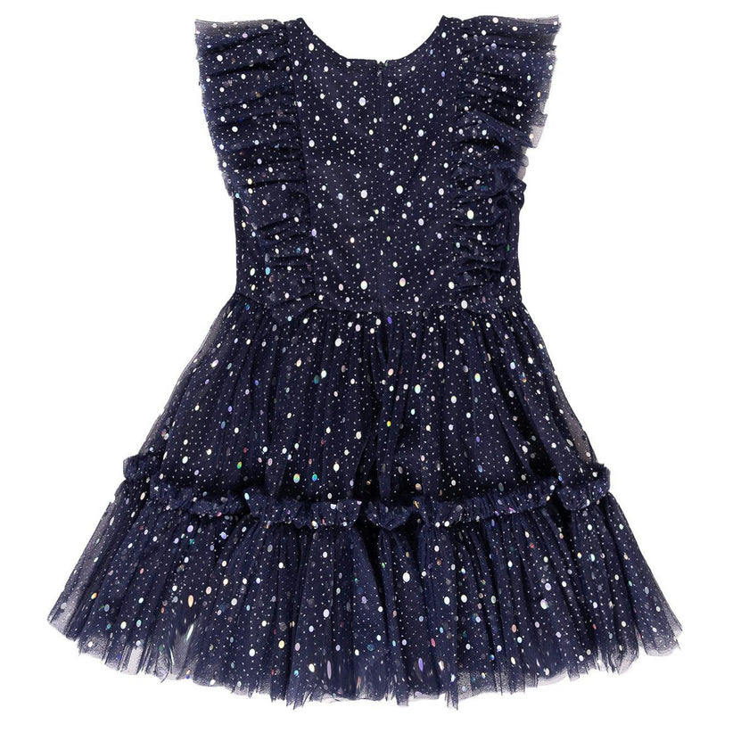 Mini Brynlee Dress in Sparkling Stars Navy