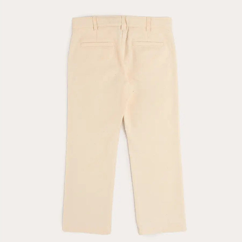 Plain Chino Trousers in Cream (4-10yrs)