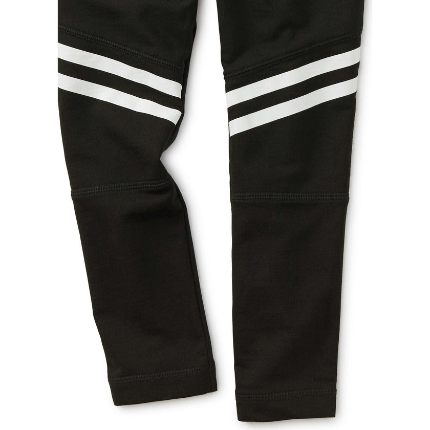 Speedy Striped Play Pants, Black