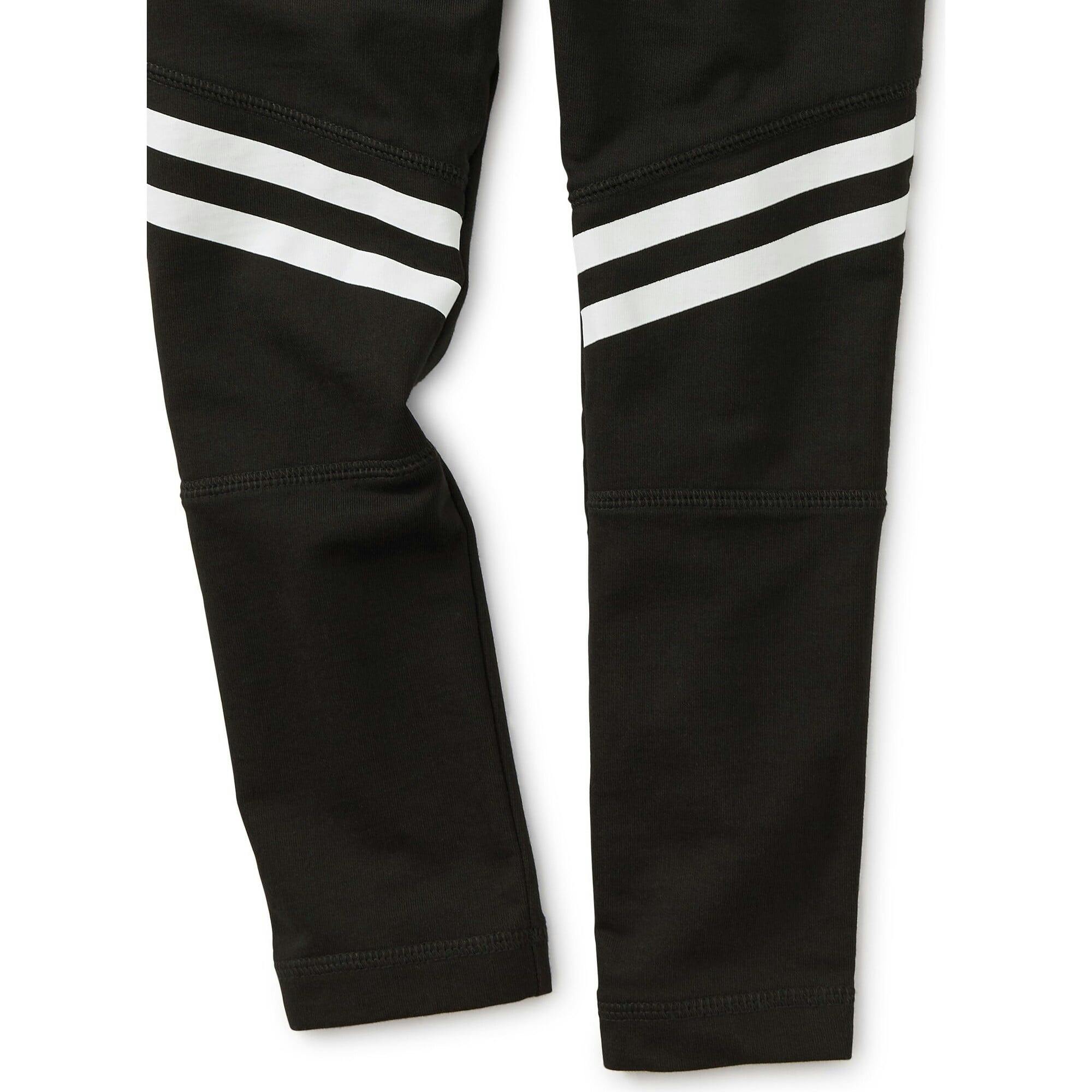 Speedy Striped Play Pants, Black