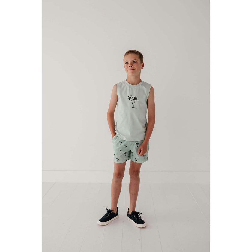 Boy's Twill Beach Shorts