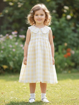 Andria Collar Dress Butter Yellow