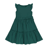 Organic Tiered Sateen Party Dress