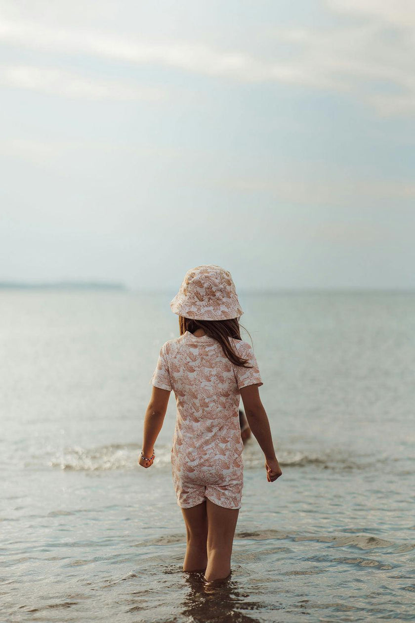 Short Sleeve Rashguard Swimsuit | UPF + Recycled - Pegasus