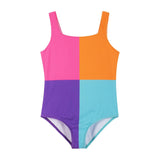 Neon Colorblocked Swimsuit