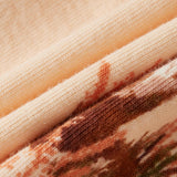 Floral Organic Cotton Zipper Pajama