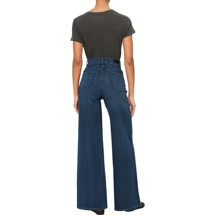 Hepburn Wide Leg High Rise 32" Jeans | Stream