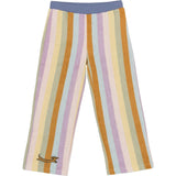children's terry culotte pants - sunset stripes