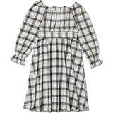 Organic Long Sleeve Ruffle Dress