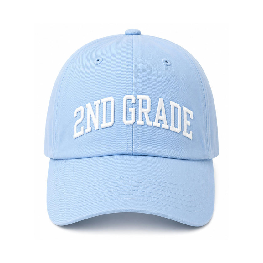 Back-to-School 2nd Grade Baseball Hat