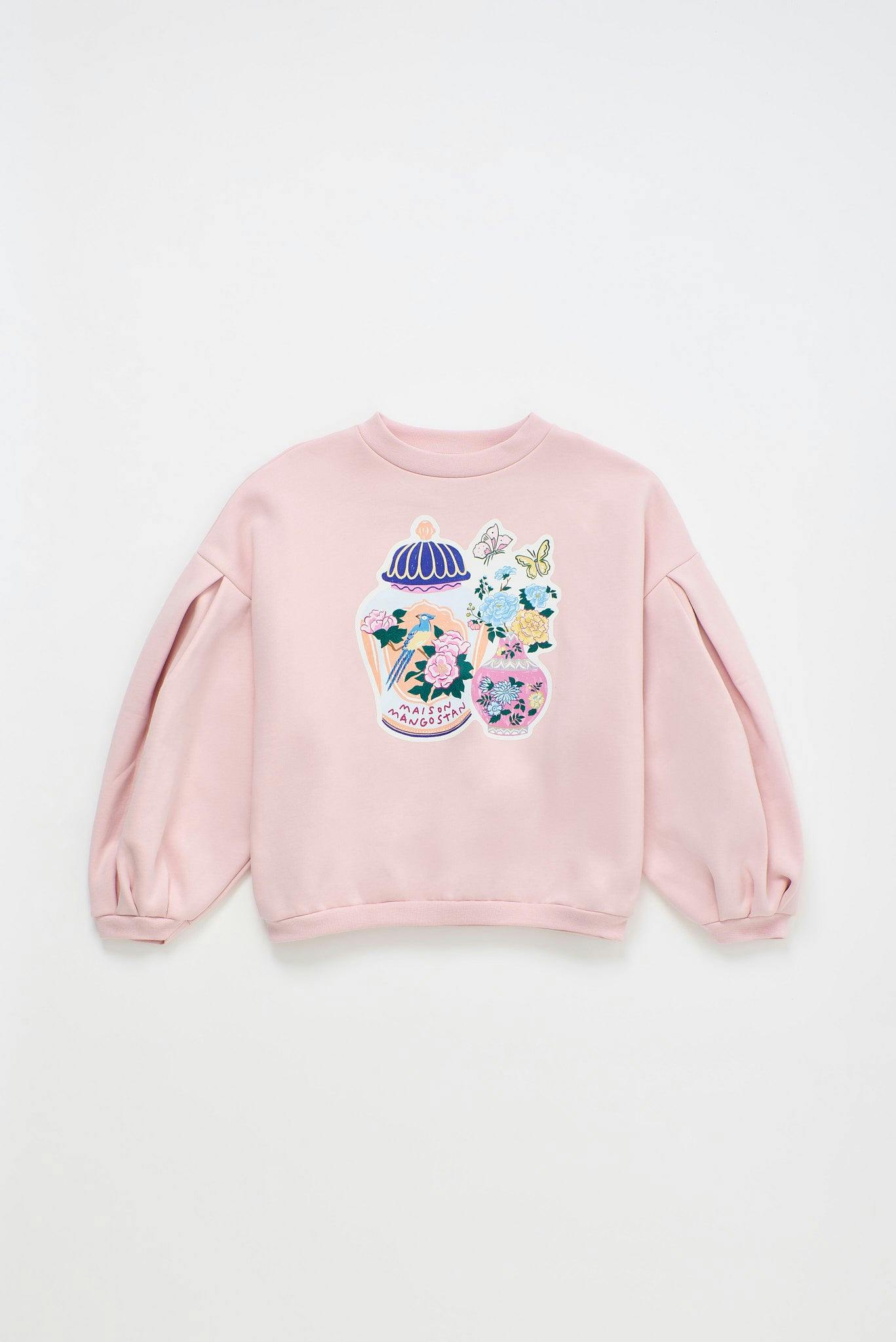 PORCELAIN SWEATSHIRT PINK