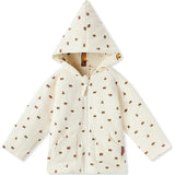 Honey Reversible Waffle Knit Hooded Jacket