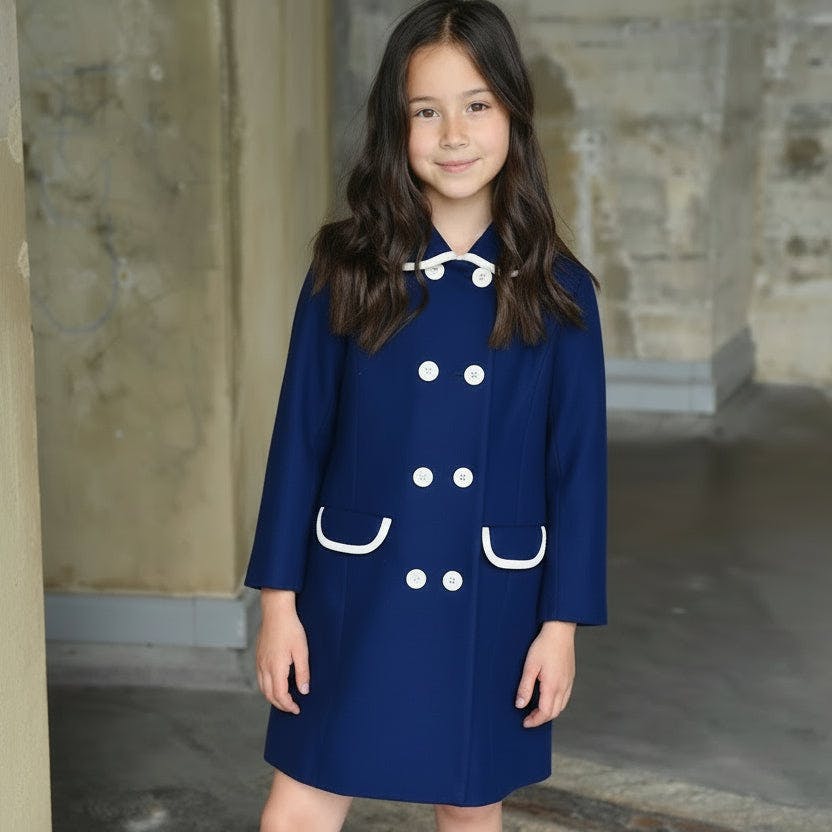 Belgravia Coat - Nautical Blue