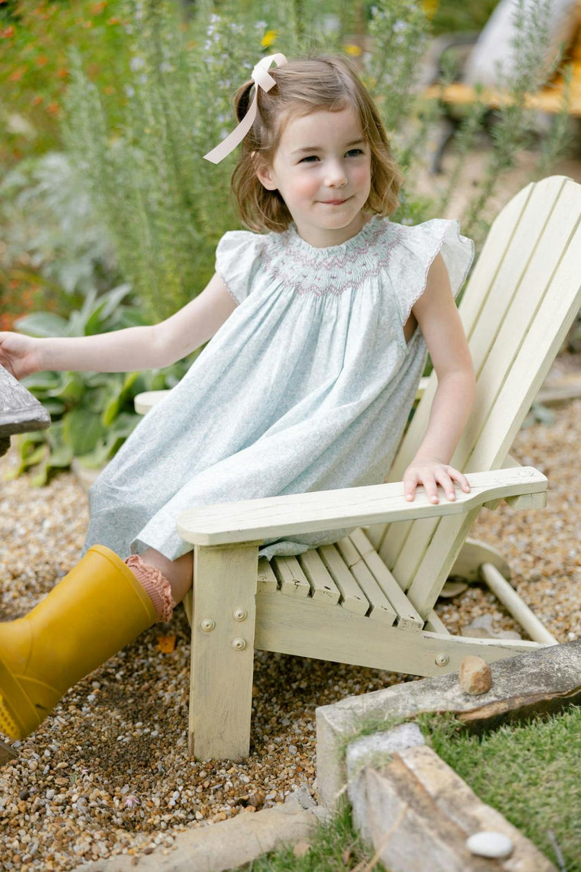 Daisy Dress in Verdant Blooms