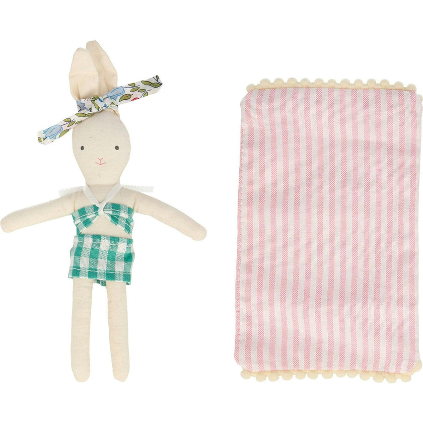 Caravan Bunny Mini Suitcase Doll